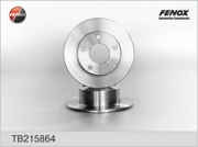 FENOX TB215864 Диск тормозной задний VAG A100/A6/Superb/Passat B5