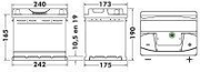 EXIDE 55559 Стартерная аккумуляторная батарея