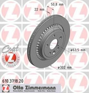 Zimmermann 610371820 Тормозной диск