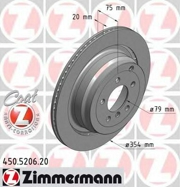 Zimmermann 450520620 Тормозной диск