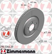 Zimmermann 290226420 Тормозной диск