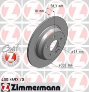 Zimmermann 400369220 Тормозной диск