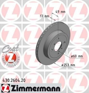 Zimmermann 430260420 Тормозной диск