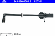 Ate 24819003012 Датчик износа передних тормозных колодок AUDI A6(C7)/A7/A8 III/Q5 2008->