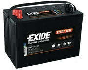 EXIDE EM1100 Батарея аккумуляторная 100А/ч 925А прямая полярн.