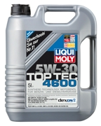LIQUI MOLY 3756 Масло моторное синтетика LIQUI MOLY Top Tec 4600 5W-30 5 л.