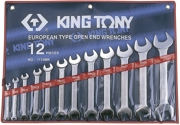 KING TONY 1112MR Набор рожковых ключей, 6-32 мм, 12 предметов