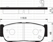 Sangsin brake SP1178