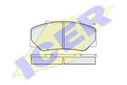 Icer 180472 Комплект тормозных колодок, дисковый тормоз