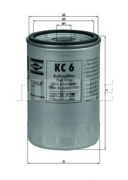 Mahle/Knecht KC6 Фильтр топливный