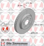 Zimmermann 280317520 Тормозной диск