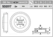 Sangsin brake SD2017