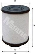 M-Filter DE3118 Топливный фильтр