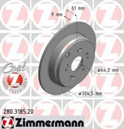 Zimmermann 280318520 Тормозной диск