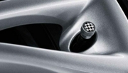 BMW 36120422547 Набор колпачков на ниппель Mini Chequered Flag Design Wheel Valve Caps Black/White
