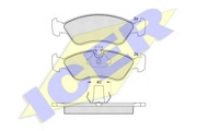 Icer 181152 Комплект тормозных колодок, дисковый тормоз