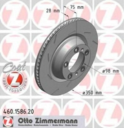 Zimmermann 460158620 Тормозной диск