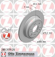 Zimmermann 280317920 Тормозной диск