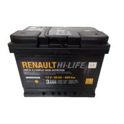 RENAULT 7711238597 Аккумулятор Standart 60 А/ч обратная R+ 242x175x190 EN600 А