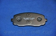 Parts-Mall PKB023 Комплект тормозных колодок