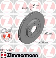 Zimmermann 285350620 Тормозной диск
