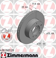 Zimmermann 430260120 Тормозной диск
