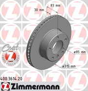Zimmermann 400361420 Тормозной диск
