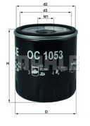 Mahle/Knecht OC1053 Фильтр масляный