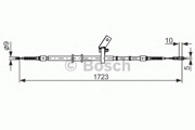 Bosch 1987482268 Трос, стояночная тормозная система
