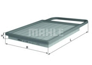 Mahle/Knecht LX1475 Воздушный фильтр