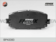 FENOX BP43383 Колодки тормозные передние