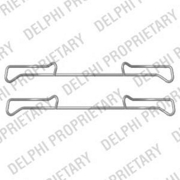 Delphi LX0436 Комплектующие, колодки дискового тормоза