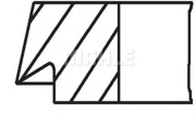 Mahle/Knecht 03702N0 Комплект поршневых колец