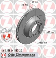 Zimmermann 460158220 Тормозной диск