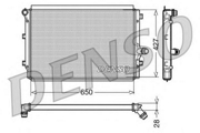Denso DRM32017 Радиатор