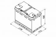 Bosch 0092S60010 Стартерная аккумуляторная батарея
