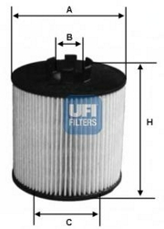 UFI 2506400 Масляный фильтр