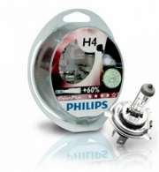 Philips 12342VPS2 Лампа 12V H4 60/55W +60% VisionPlus 2 шт. DUOBOX