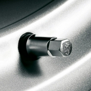 PORSCHE 00004460100 Набор из четырех колпачков для колесных ниппелей Porsche Tequipment