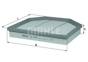 Mahle/Knecht LX2075 Воздушный фильтр