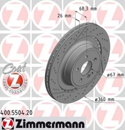 Zimmermann 400550420 Тормозной диск