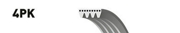 Gates 4PK1600
