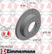 Zimmermann 590282120 Тормозной диск