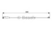 Bosch 1987473033 Сигнализатор, износ тормозных колодок