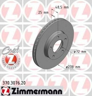 Zimmermann 370307620 Тормозной диск
