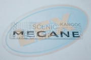 Lex EM3543 Эмблема задняя cамоклеющаяся Megane 3