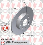 Zimmermann 430149320 Тормозной диск