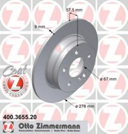 Zimmermann 400365520 Тормозной диск