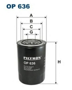 Filtron OP636 Масляный фильтр