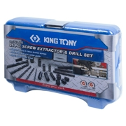 KING TONY 11225SQ Набор экстракторов и сверел, 25 предметов
